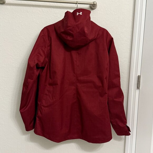 Under Armour (NWOT) Women's ColdGear Infrared Sienna 3-In-1 Jacket, Burgundy, XL - Picture 2 of 8